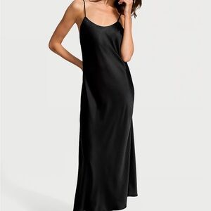 Elegant Black Slip Dress